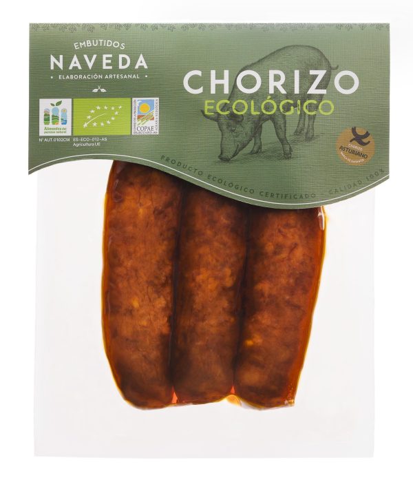 Chorizo Asturiano Ecológico 3 unidades