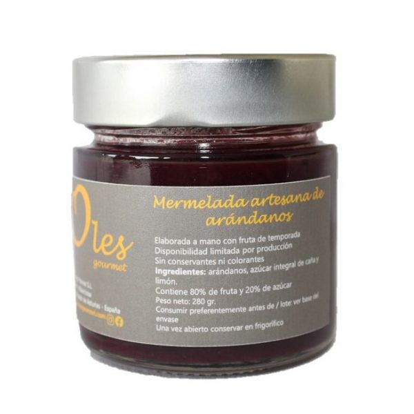 Mermelada de arándanos 280 g