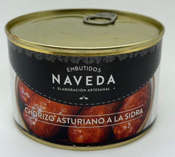 Lata de Chorizo Asturiano a la sidra (400 g)
