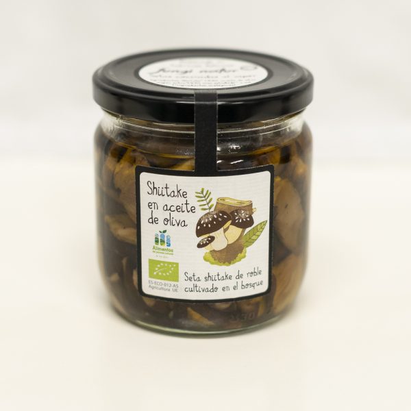 Seta Shiitake ecológica en aceite de oliva