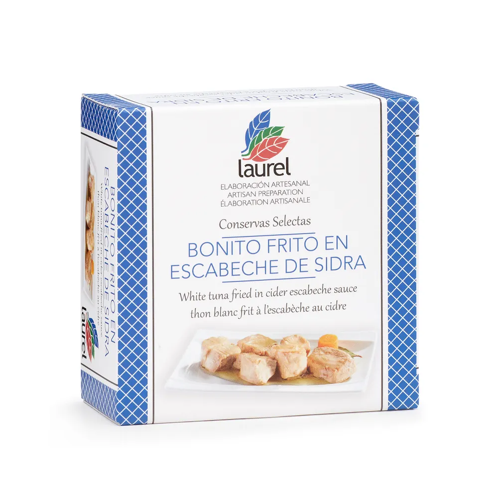 Bonito frito en escabeche de sidra