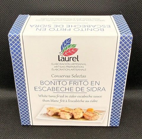 Bonito frito en escabeche de sidra