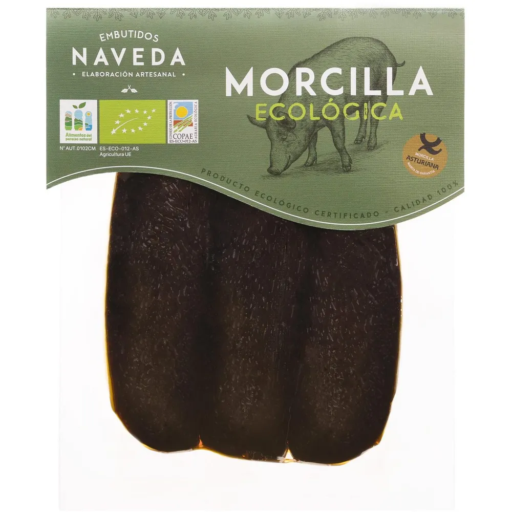 Morcilla Asturiana Ecológica 3 unidades