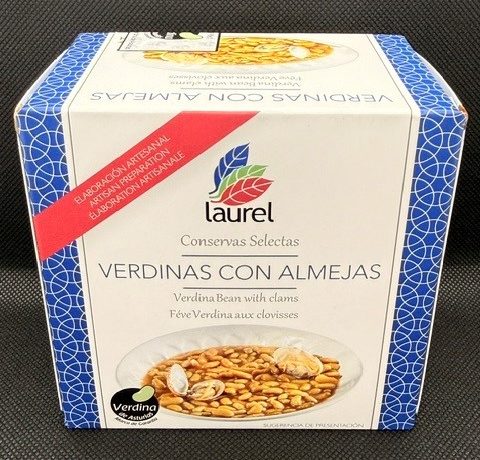 Verdinas con almejas