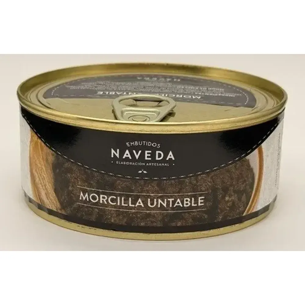 Lata de morcilla untable